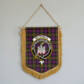 McCrindle Tartan Crest Wall Hanging Banner - Wood Pole